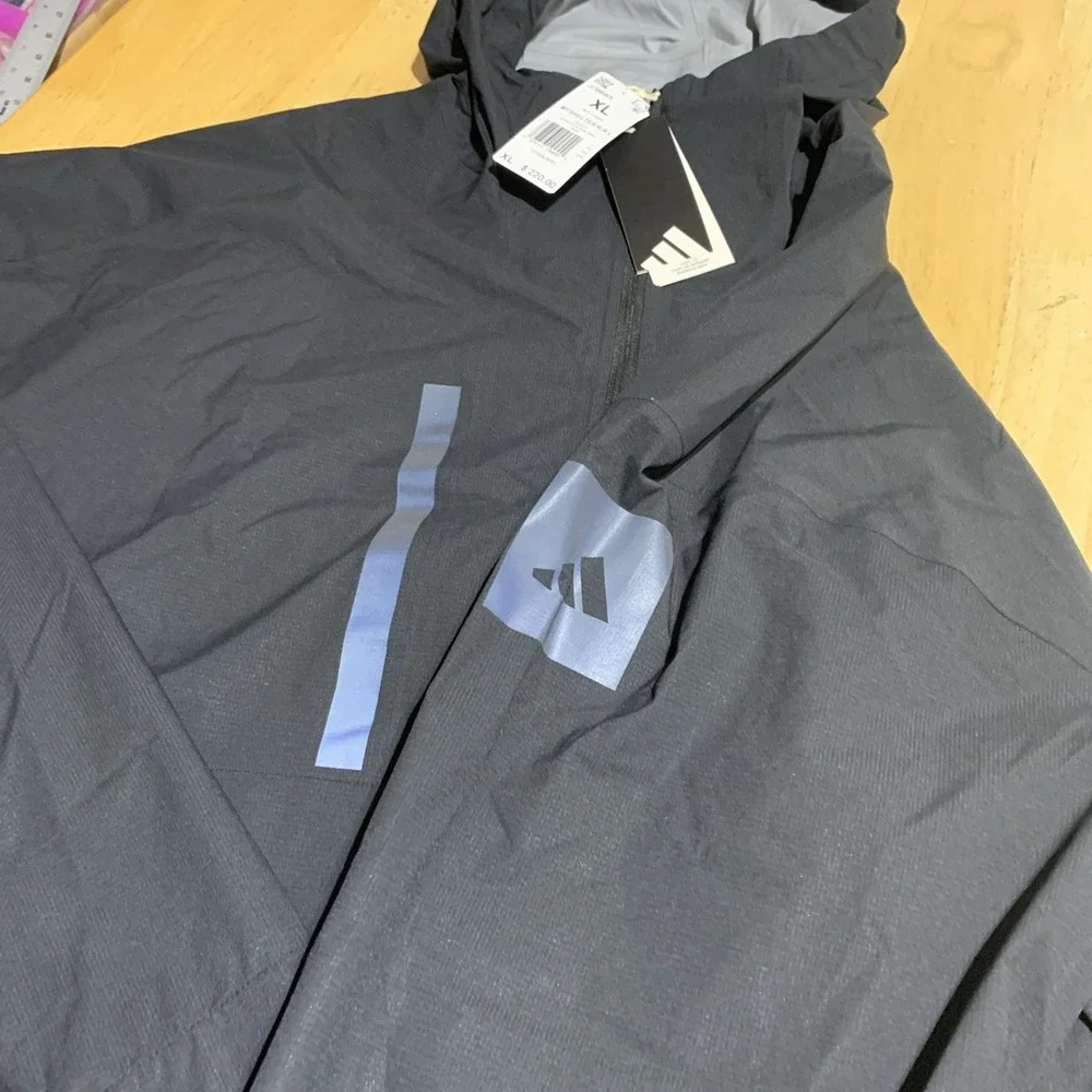 adidas Myshelter 2.5Layer Rain.Ready Light Jacket Mens Size XL Casual Athletic O